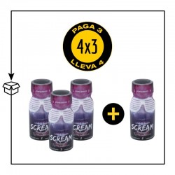 PACK 4 POPPERS SCREAM 13ML