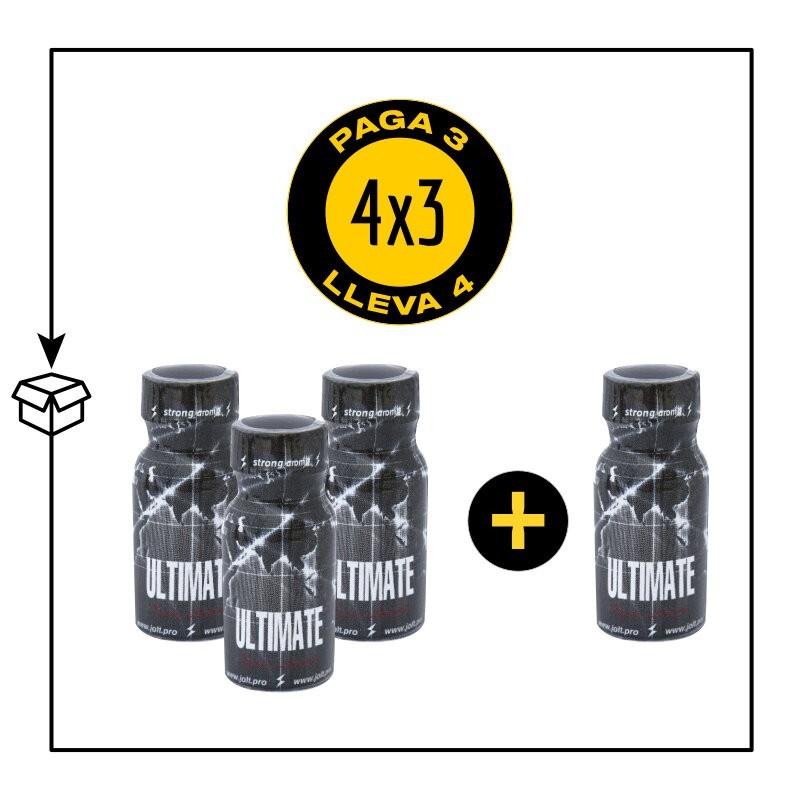 PACK 4 POPPERS ULTIMATE 10ML