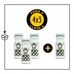 PACK 4 POPPERS VOODOO 13ML