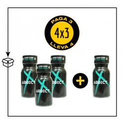 PACK 4 POPPERS ADDICT 10ML