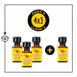 PACK 4 POPPERS DRAGON POWER 24ML