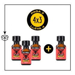 PACK 4 POPPERS EL TORO STRONG 24ML