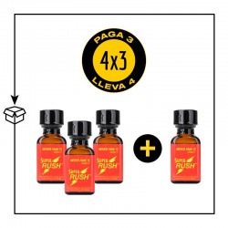 PACK 4 POPPERS SUPER RUSH 24ML
