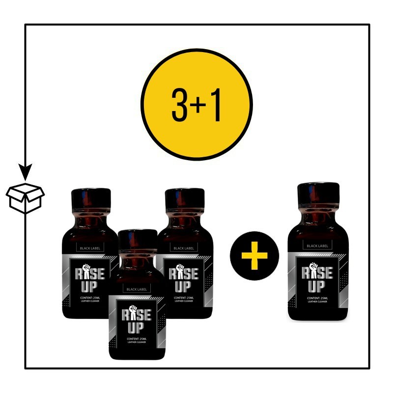 PACK 4 POPPERS RISE UP 24ML