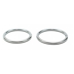 Set de 2 anillos metálicos finos para el pene – 40/45 mm