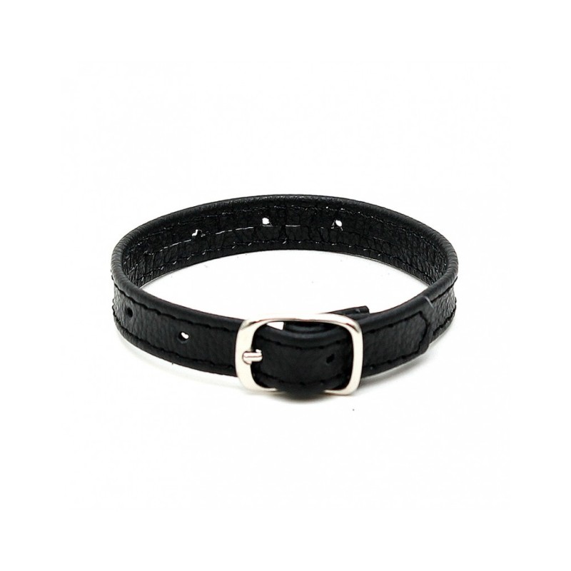 Anillo para el pene en cuero de lujo – Ajustable y elegante